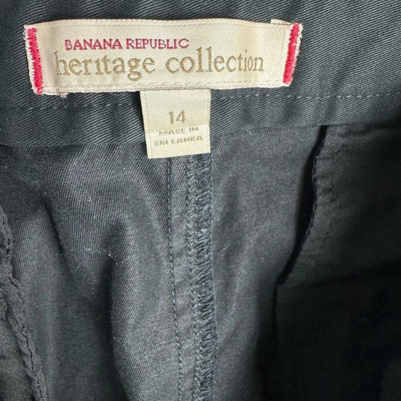 Banana Republic Heritage Collection Side-Zip mini skirt in Black Size 14 - Picture 3 of 9